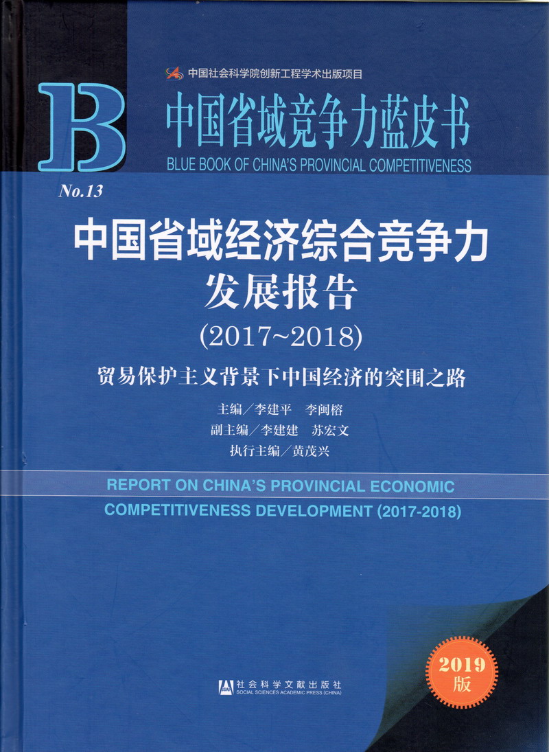 免费日逼电影中国省域经济综合竞争力发展报告（2017-2018）